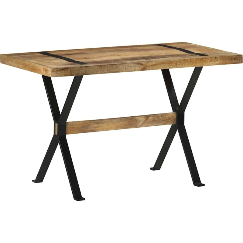 vidaXL spisebord 120x60x76 cm ru mangotræ