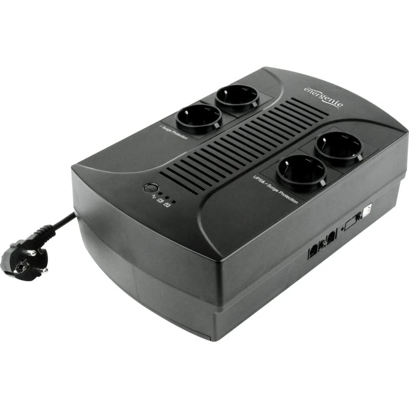 Gembird EG-UPS-002 UPS nødstrøm 850 VA, 4x Schuko, USB