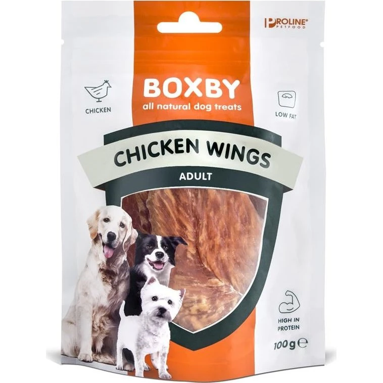 Boxby Chicken Wings 100 g – ren kylling, høj protein