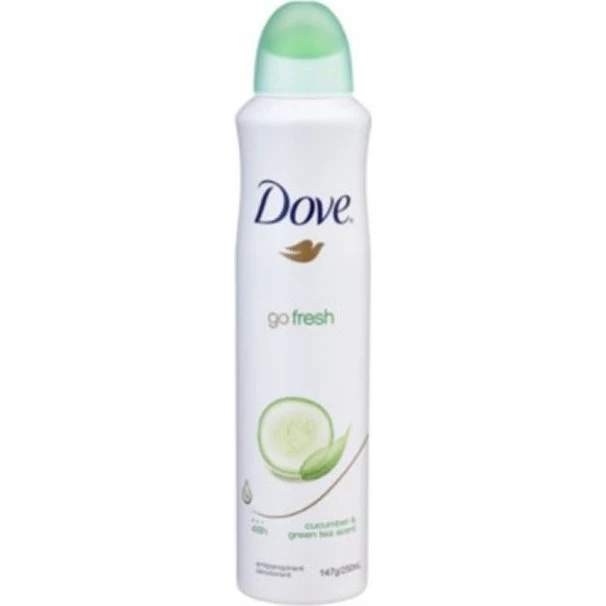 Dove Go Fresh Deodorant Spray Agurk & Grøn Te 250 ml
