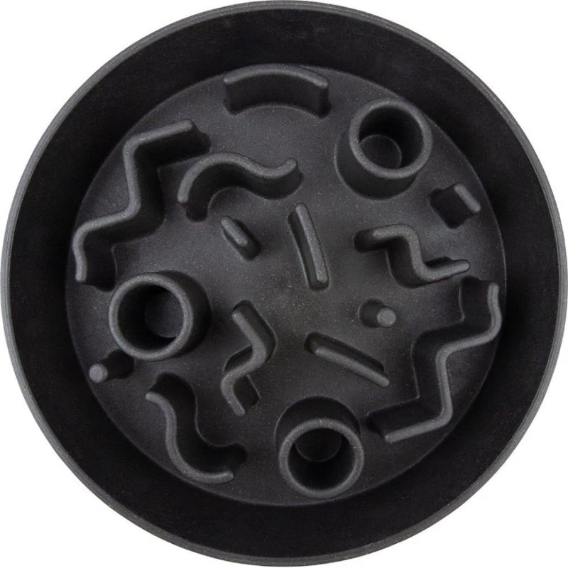 District70 Bamboo Slowfeeder til hund 28 cm - Mørkegrå