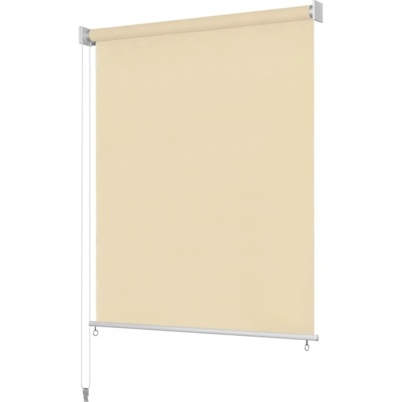 vidaXL udendørs rullegardin 160 x 230 cm cremefarvet
