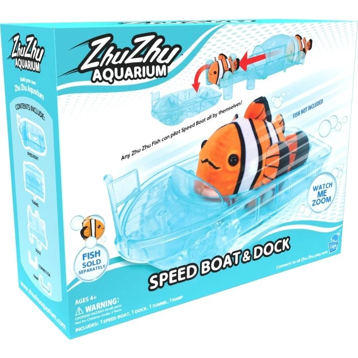 Zhu Zhu Pets Z1002 – Aquarium Speedbåd & Dok