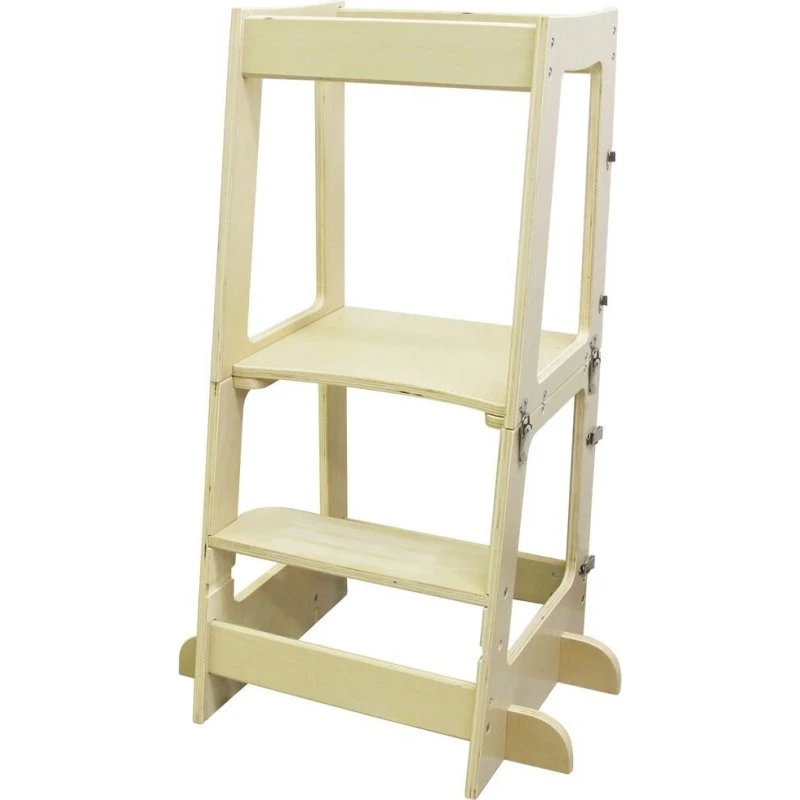 Mumuru Børne Læringstårn i træ 84x40x37.5 cm