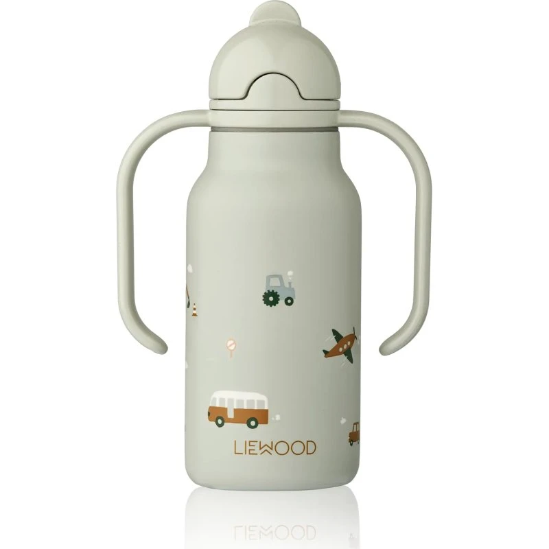 Liewood Kimmie drikkeflaske 250 ml Vehicles Dove Blue