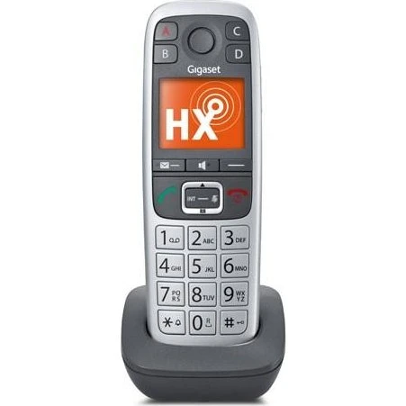 Gigaset E560HX trådløst håndsæt grå/sølv med opkalds-ID