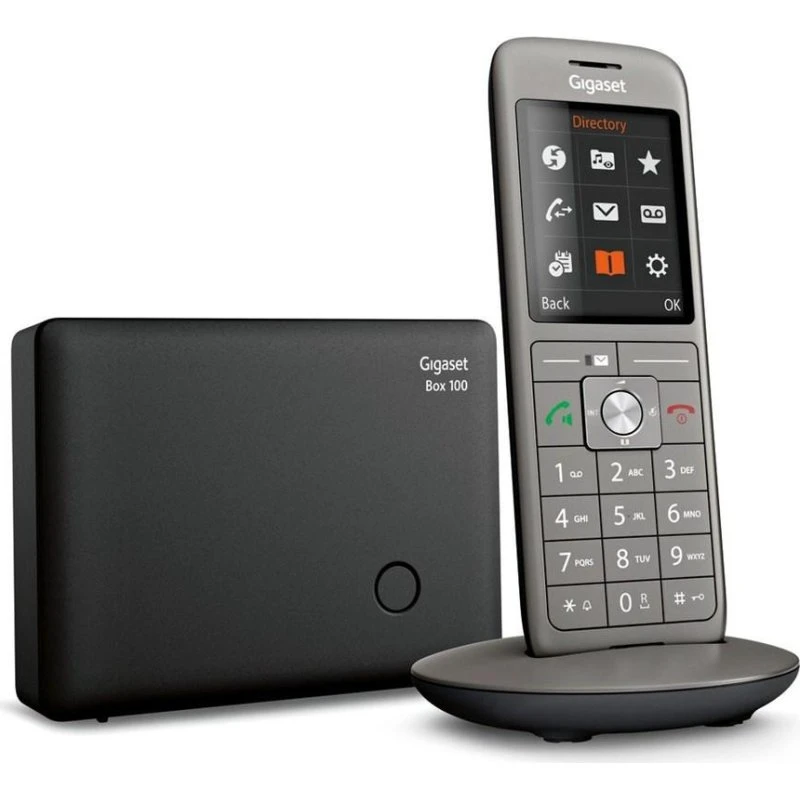 Gigaset CL660 Analog/DECT fastnettelefon, antracit