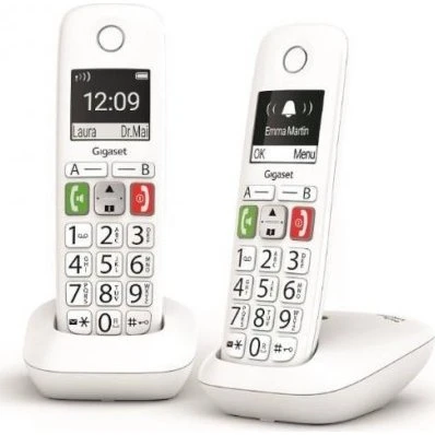 Gigaset E290 Duo – 2 håndsæt, hvid