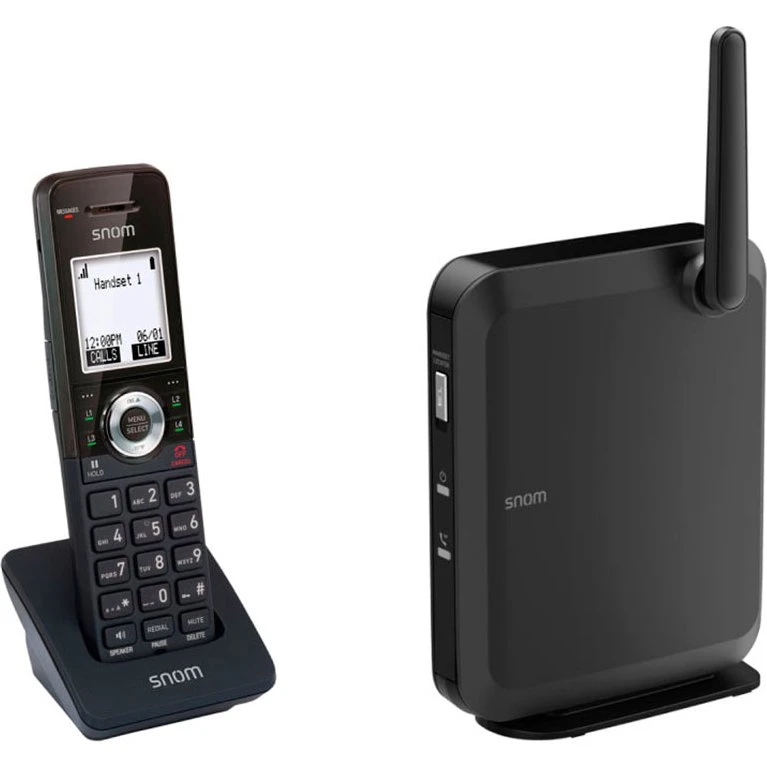 snom M110SC DECT VoIP trådløs telefon, sort