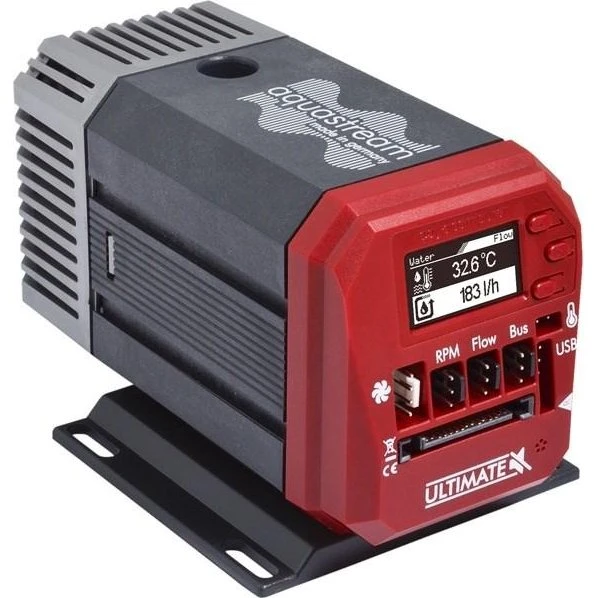Aqua Computer Aquastream ULTIMATE pumpe – sort/rød