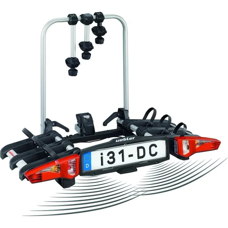 Uebler i31-DC foldbar cykelholder til 3 cykler - Reverse Driving Control