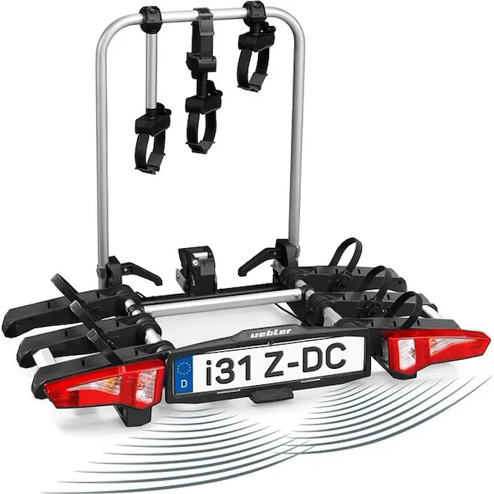 Uebler i31 Z-DC cykelholder til 3 cykler, 60° fold-down