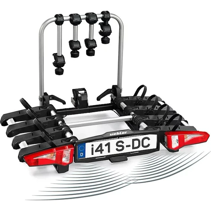 Uebler I41 S-DC foldbar cykelholder til 4 cykler (Reverse Driving Control)