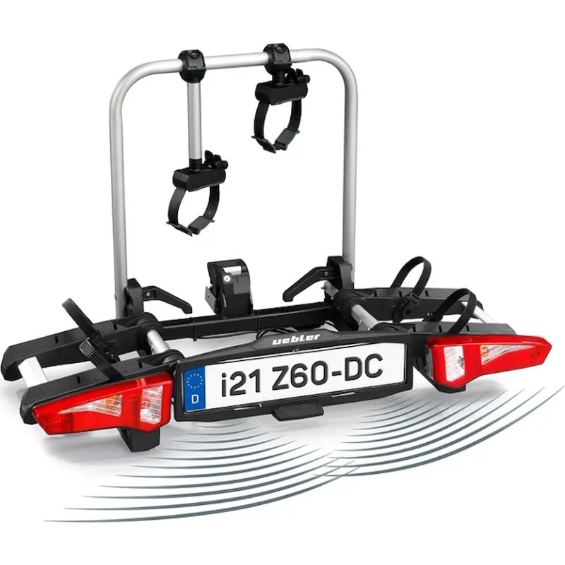 Uebler i21 Z60-DC cykelholder til 2 cykler, 60° fold-down