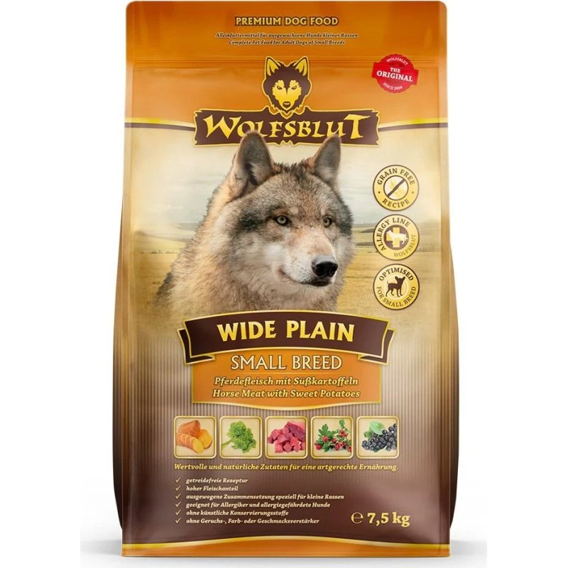 WOLFSBLUT Wide Plain Small Breed 7,5 kg