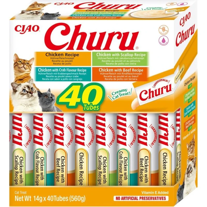 INABA Churu Kylling Variety Box 40×14 g