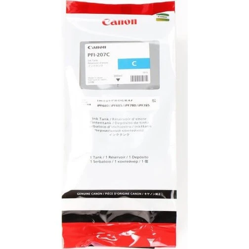 Canon PFI-207 (8790B001) Cyan 300 ml