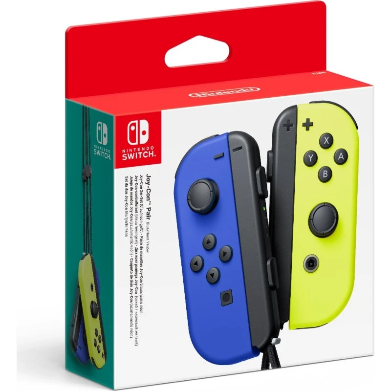 Nintendo Joy-Con controller sæt – Neonblå (L) & Neongul (R)