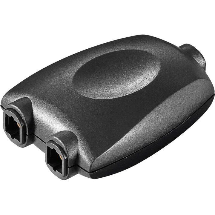 Goobay TOSLINK Splitter 1-in/2-out, sort