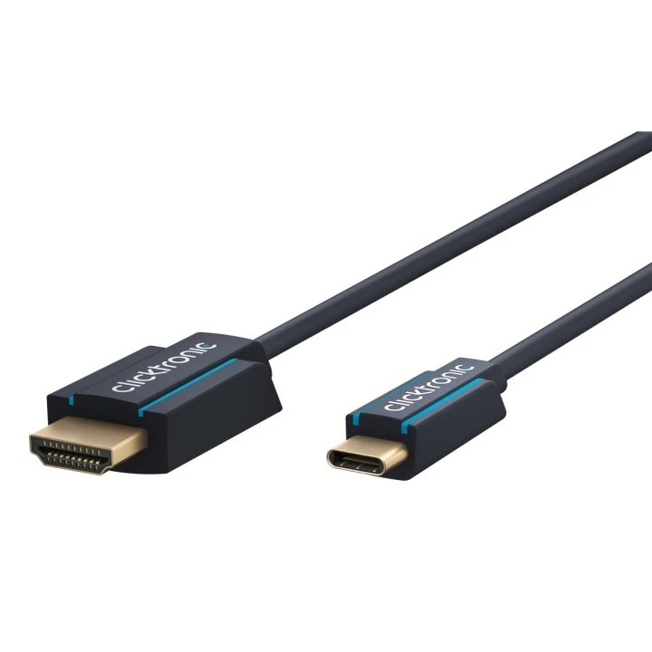 ClickTronic USB-C til HDMI 2,0 m – 4K@60Hz Premium