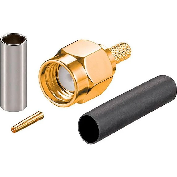 Goobay RP-SMA han til RG174/RG316 krimp (Ø3 mm)