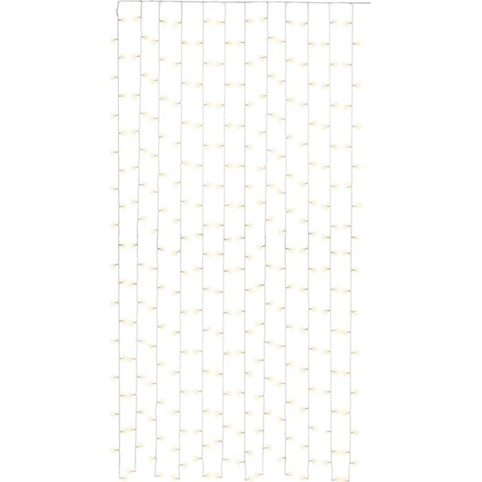 Goobay 300 LED-lysgardin 3 m, varm-hvid, USB & batteridrift