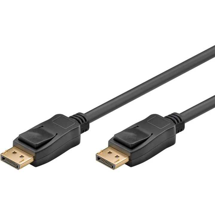 Goobay DisplayPort™ 1.4 kabel 2 m - sort, 8K@60Hz