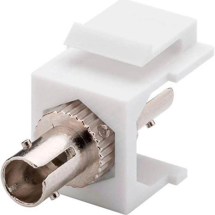KeyStone fiberoptisk samleled 2x ST-Simplex, hvid