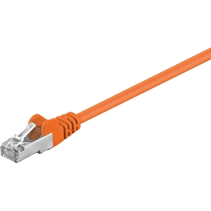Goobay CAT5e SF/UTP patchkabel 0,5 m orange (CCA)
