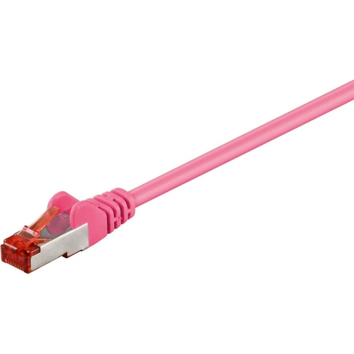 Goobay Netværkskabel CAT6 S/FTP PiMF Magenta 1,5 m (CCA)