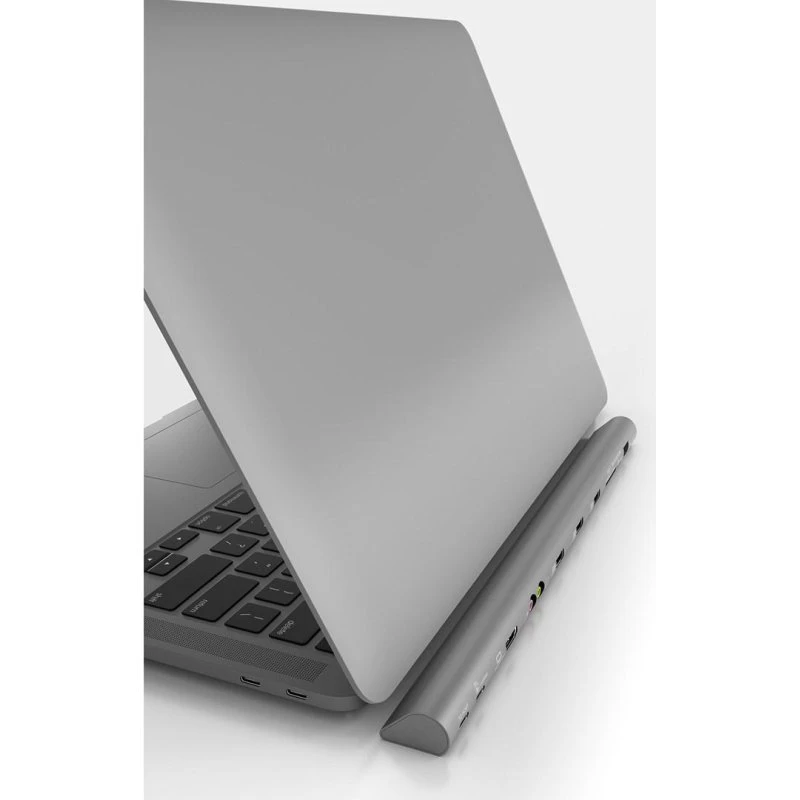 TERRATEC Connect C6 USB-C hub, HDMI, PD, 3x USB3, GLAN, sølv