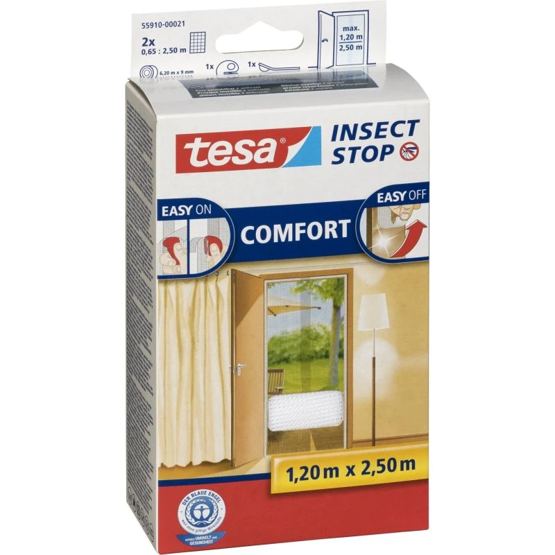 Tesa Insektnet Comfort dør 220x120 cm - hvid
