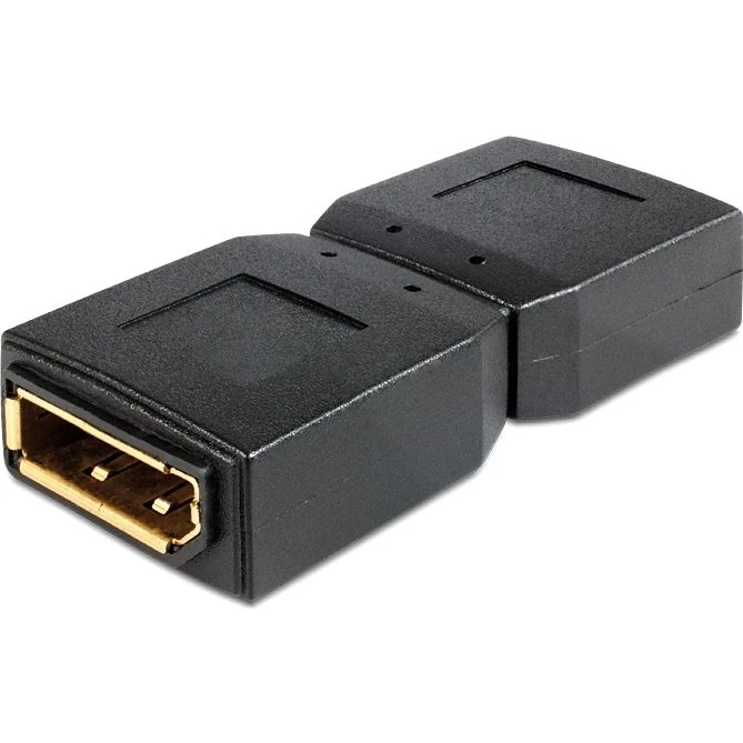 DeLOCK DisplayPort hun-til-hun kønsskifter 65374, sort