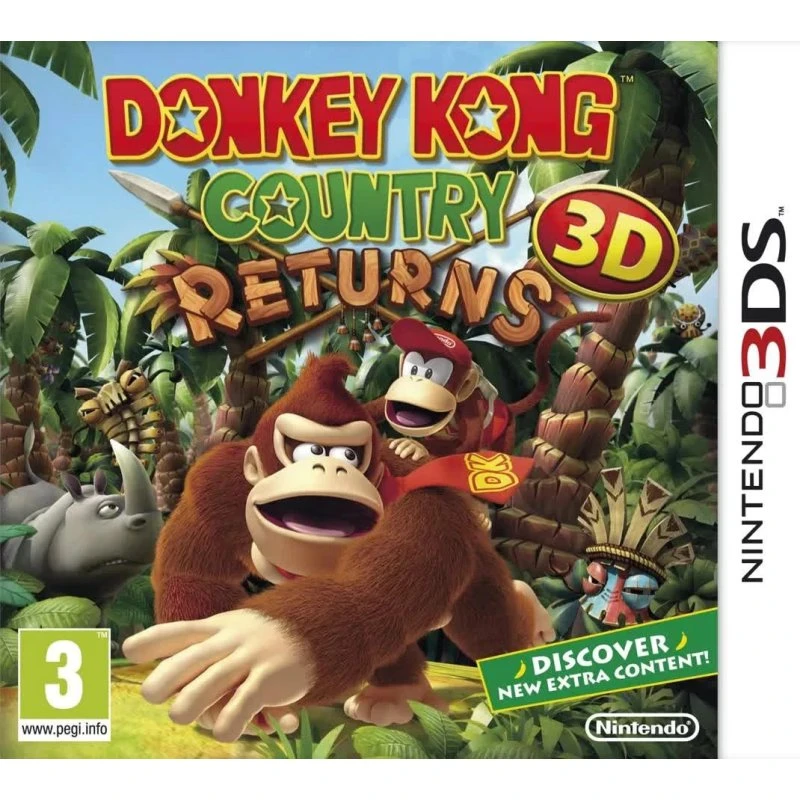 Nintendo Donkey Kong Country Returns 3D til Nintendo 3DS