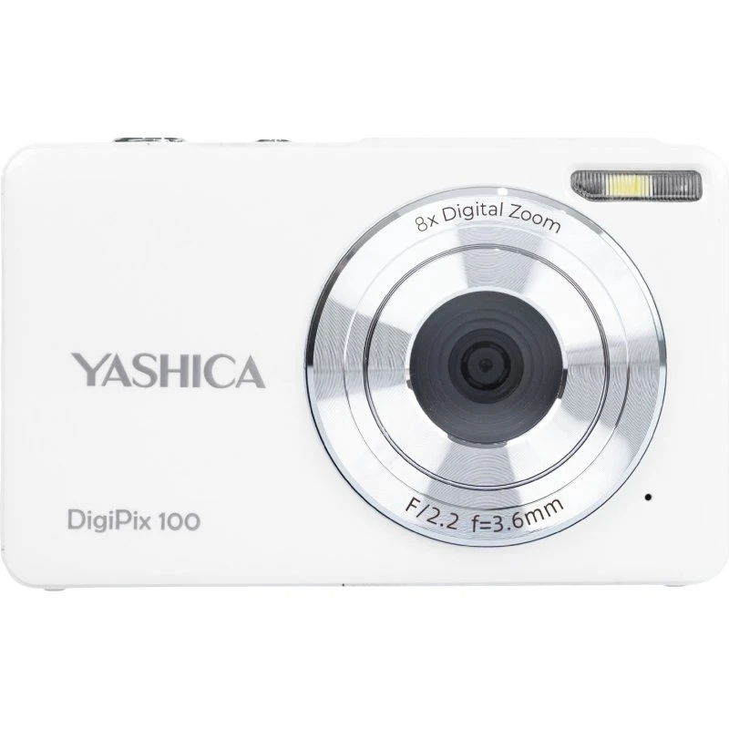 Yashica DigiPix 100 digitale kamera 2,4" IPS 8MP 8x zoom - hvid
