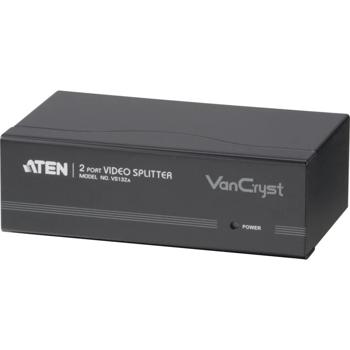 ATEN VGA-splitter 1 til 2 (450MHz) HD15, sort