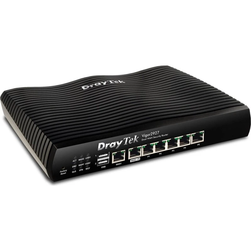 DrayTek Vigor 2927 dualWAN router, 6-ports 1GbE
