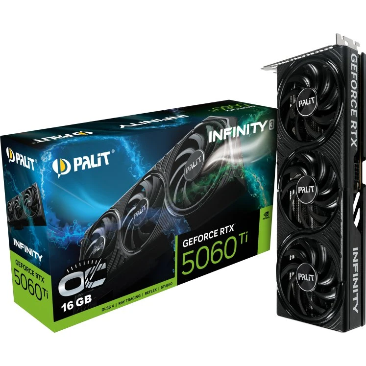 Palit GeForce RTX 5060 TI Infinity 3 OC 16GB