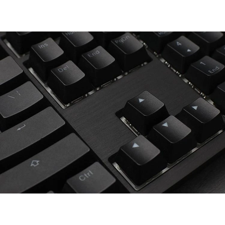 Ducky Shine 7 mekanisk gaming-tastatur USB, tysk (sort, Cherry MX Red)