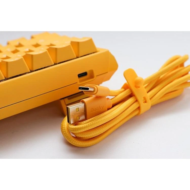 Ducky One 3 Mini Yellow – Mekanisk 60% RGB, USB (US QWERTY)
