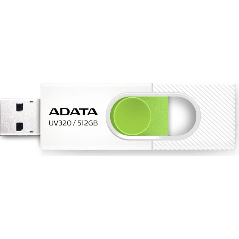 ADATA UV320 512GB USB 3.2 Gen 1, grøn/hvid