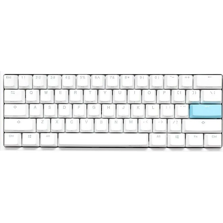 Ducky One 2 Pro Mini 60% USB-C QWERTZ (hvid, RGB)