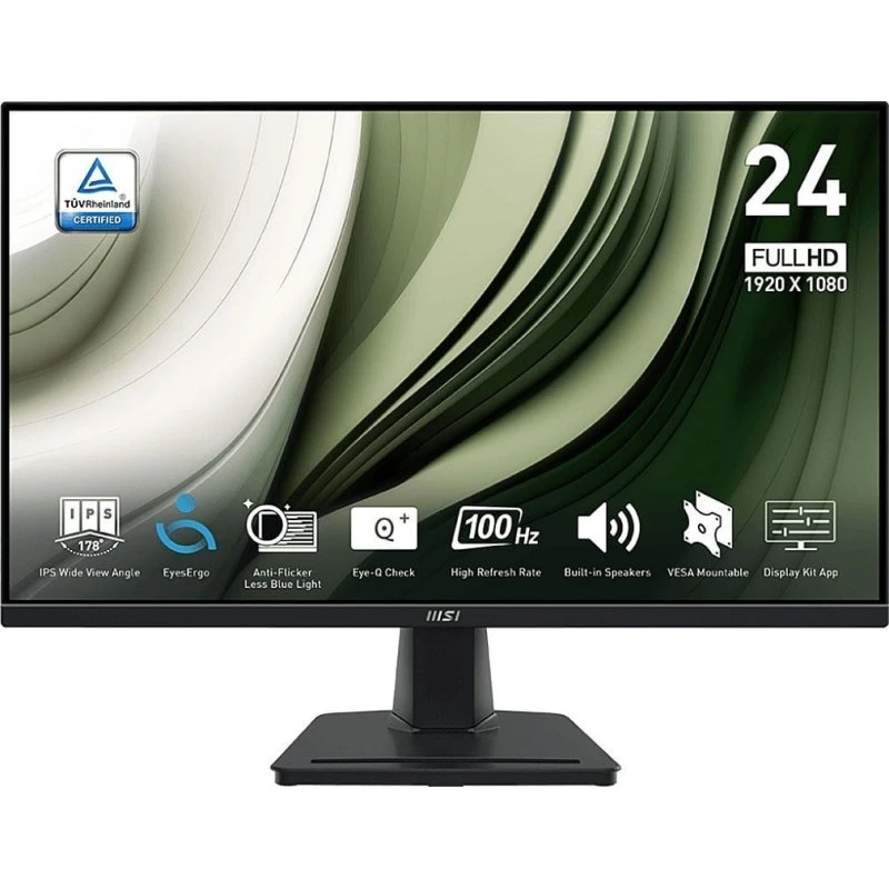 MSI PRO MP245G 23,8'' 1080p 100Hz 1ms IPS - Sort