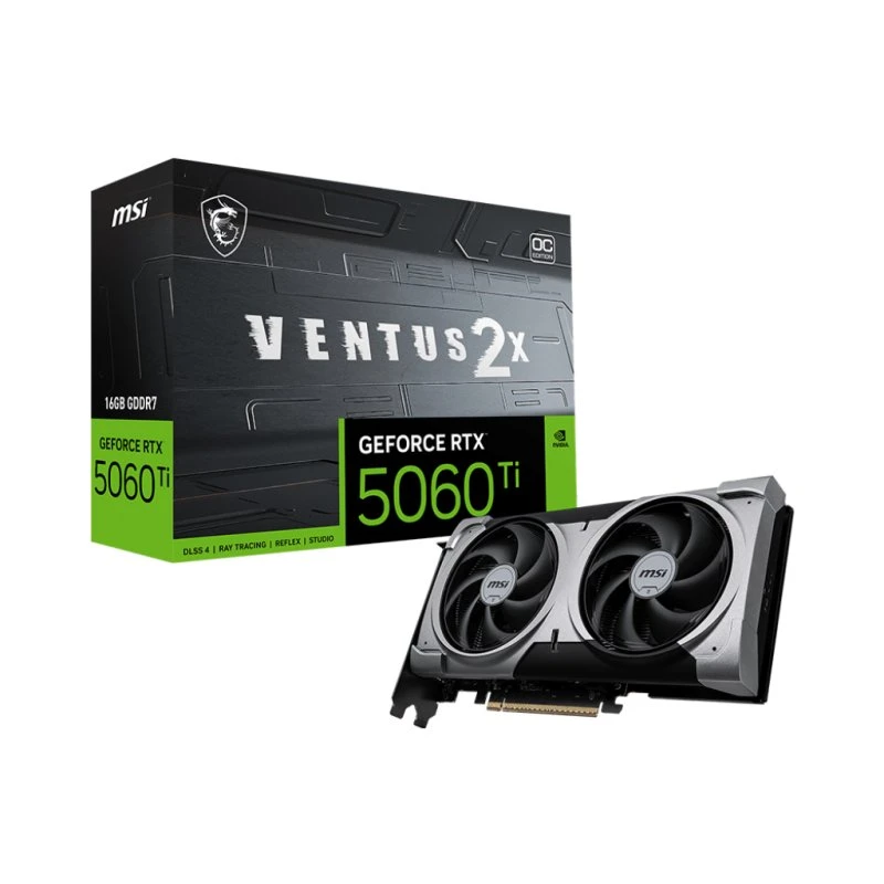 MSI VENTUS GeForce RTX 5060 Ti 16GB 2X OC PLUS White