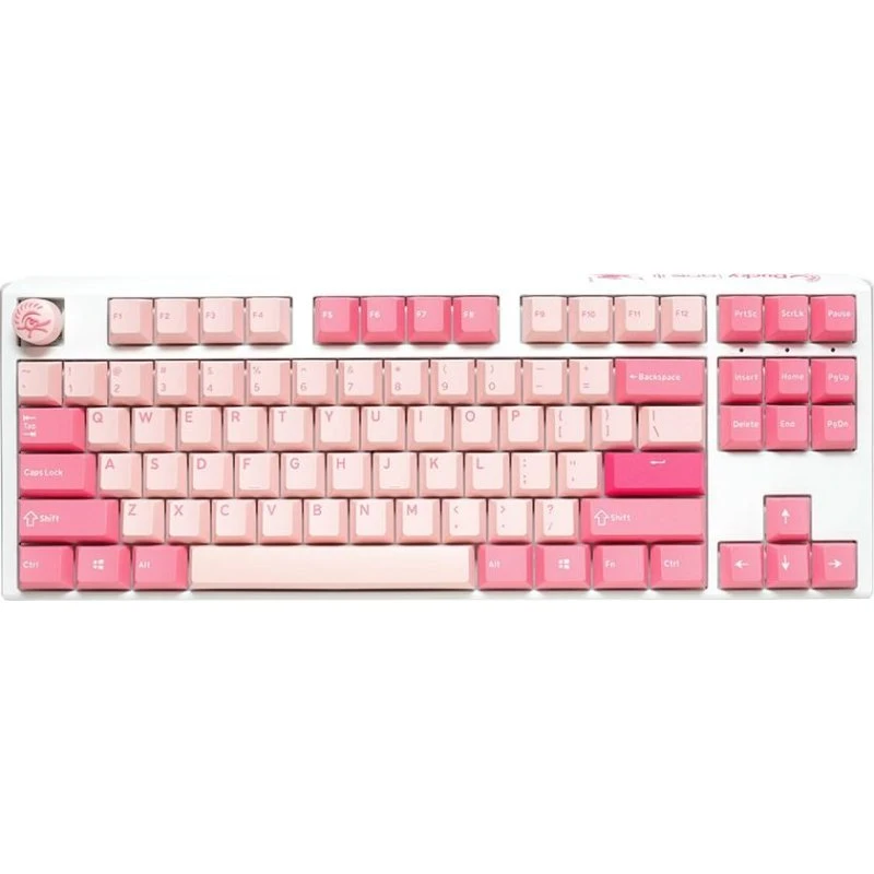 Ducky One 3 TKL Mekanisk RGB Tastatur, Lyserød
