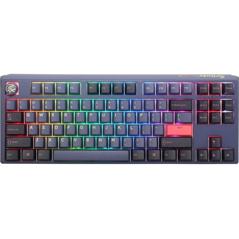 Ducky One 3 TKL - Mekanisk gamingtastatur USB, Blå