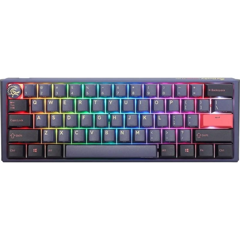 Ducky One 3 Mini USB 60% mekanisk gaming-tastatur, blå