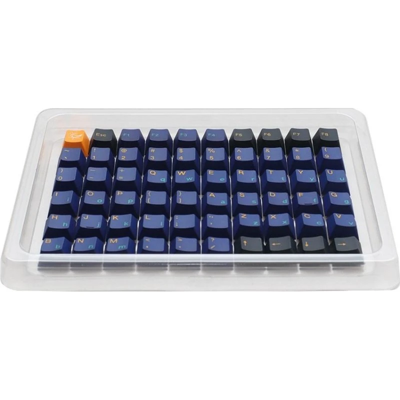 Ducky DCA133-USHORCHPT2 PBT tastaturcaps - sort/lilla