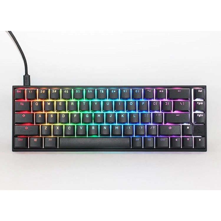 Ducky Mecha Pro SF 65% Mekanisk RGB Tastatur – Tysk, Sort