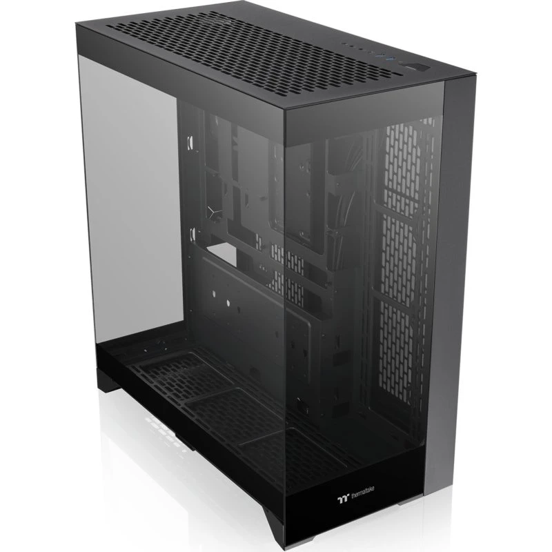 Thermaltake CTE E550 TG Mid Tower - Hærdet Glas, Sort (uden PSU)